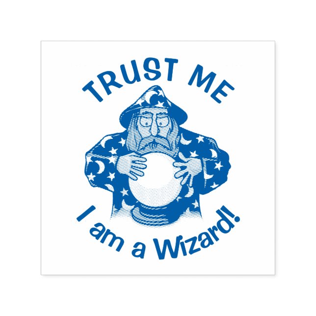 Wizard with Ball Self-inking Stamp (Design)