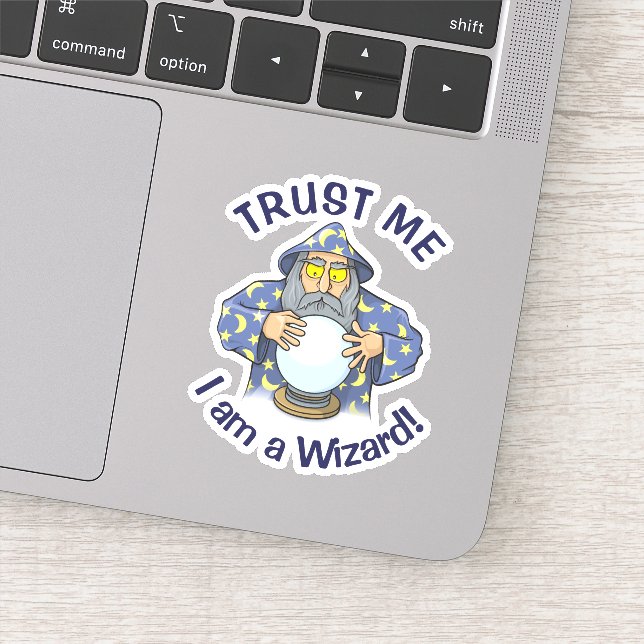 Wizard with Ball Sticker (Detail)