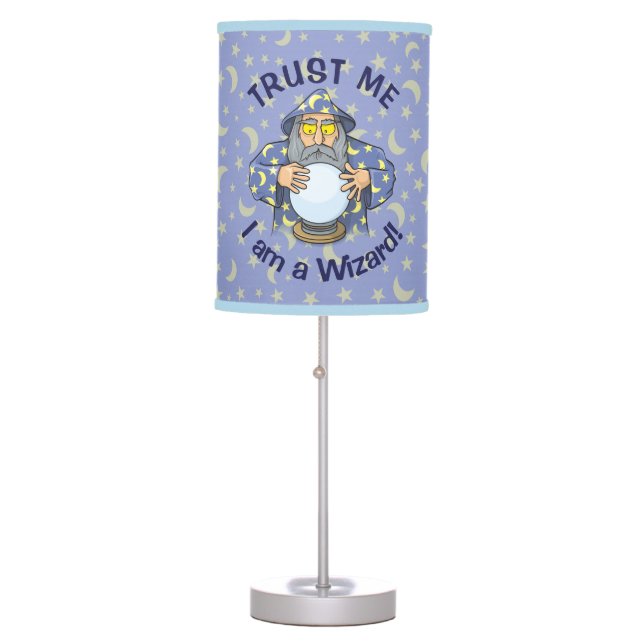 Wizard with Ball Table Lamp (Front)