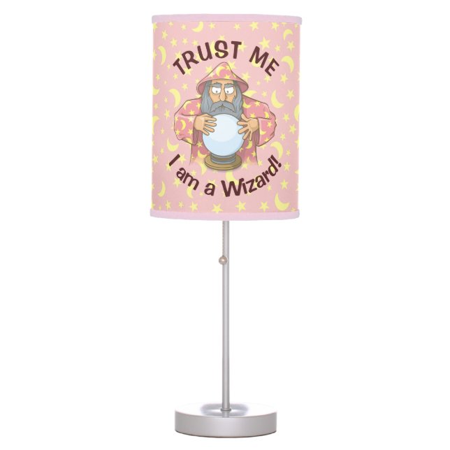 Wizard with Ball Table Lamp (Front)