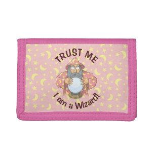 Wizard with Ball Trifold Wallet