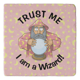 Wizard with Ball Trivet