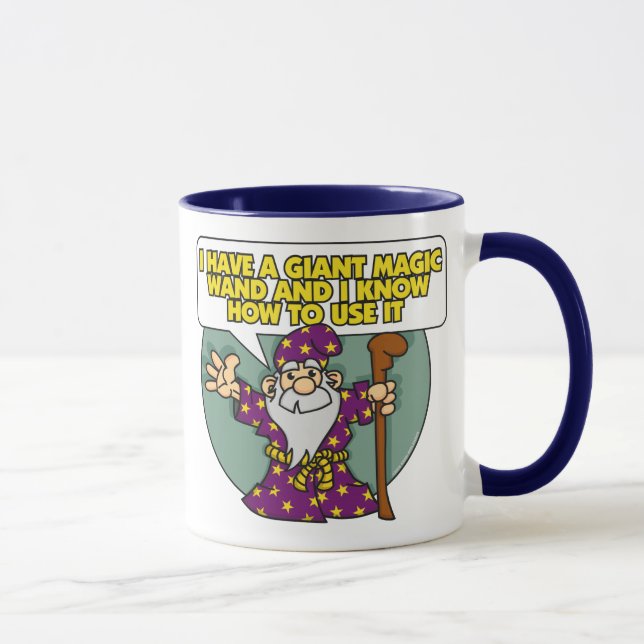 Wizard with Wand Mug (Right)