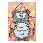 Wizard with your face cards (Front)