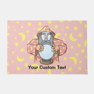 Wizard with your face doormat