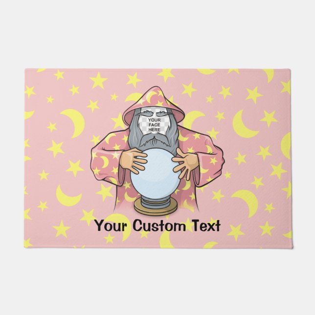 Wizard with your face doormat (Front)