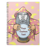 Wizard with your face notebook