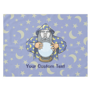 Wizard with your face tablecloth
