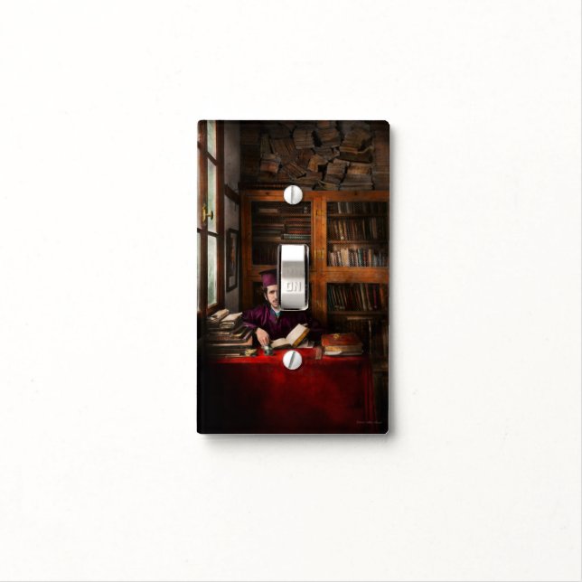 Wizard - Wizard in training 1898-1946 Light Switch Cover (In Situ)