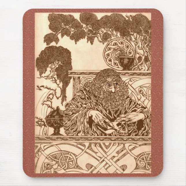 Wizard Woodland Mouse Pad (Front)