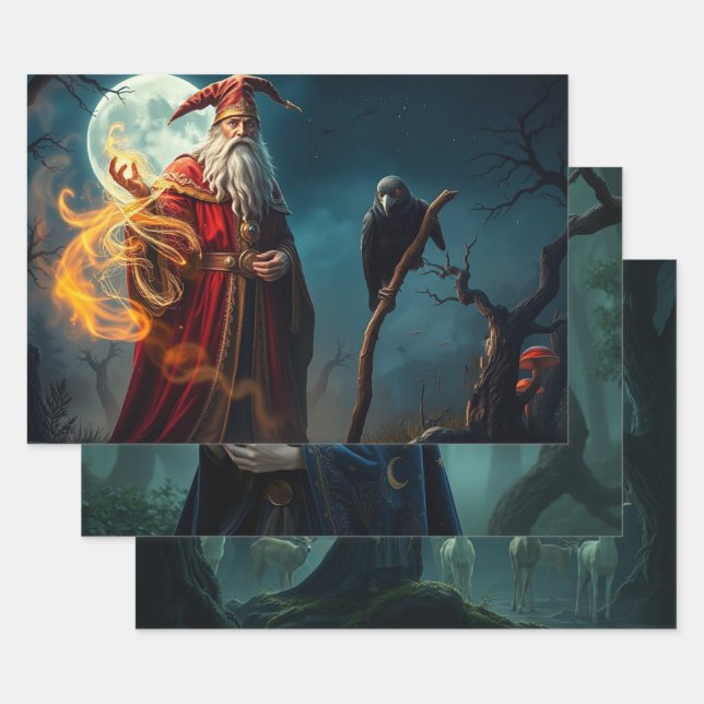 Wizard Wrapping Paper Sheets (Set)