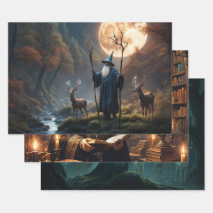 Wizard Wrapping Paper Sheets