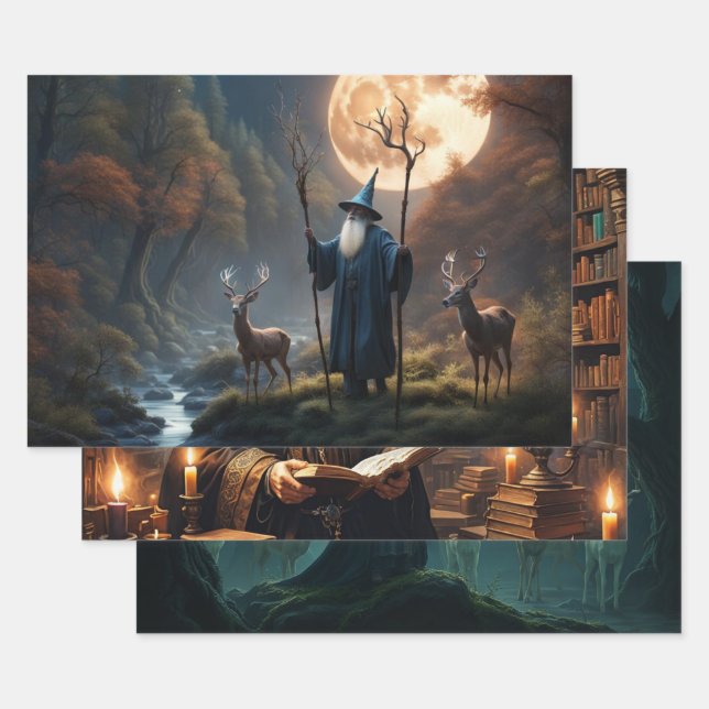 Wizard Wrapping Paper Sheets (Set)