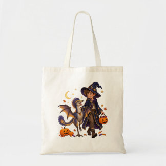 Wizard & Yi qi Halloween Trick-or-Treat Tote Bag