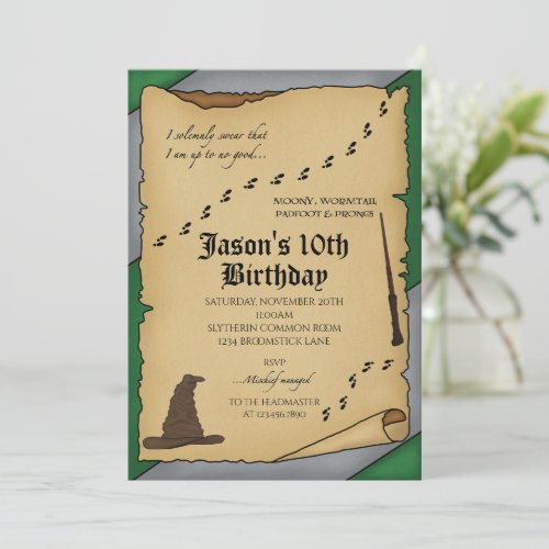 Wizardry Invitation