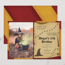 Wizardry Photo Invitation