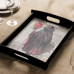 Wizardry Shadowy Dark Witch Glowing Red Eyes Tissue Paper