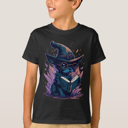 Wizardry Whelp With Book T_Shirt