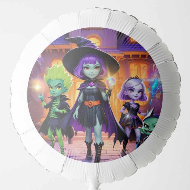 Wizards and Ghouls Balloon (Front)