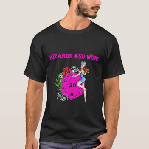 Wizards and Wine T_Shirt