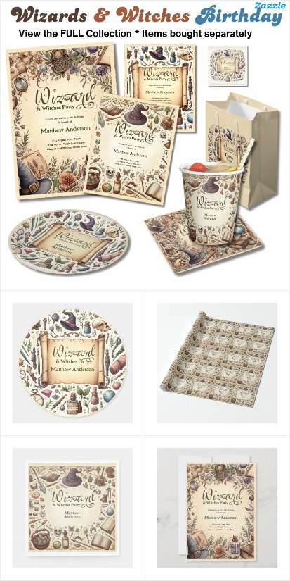 Wizards and Witches Party Collection