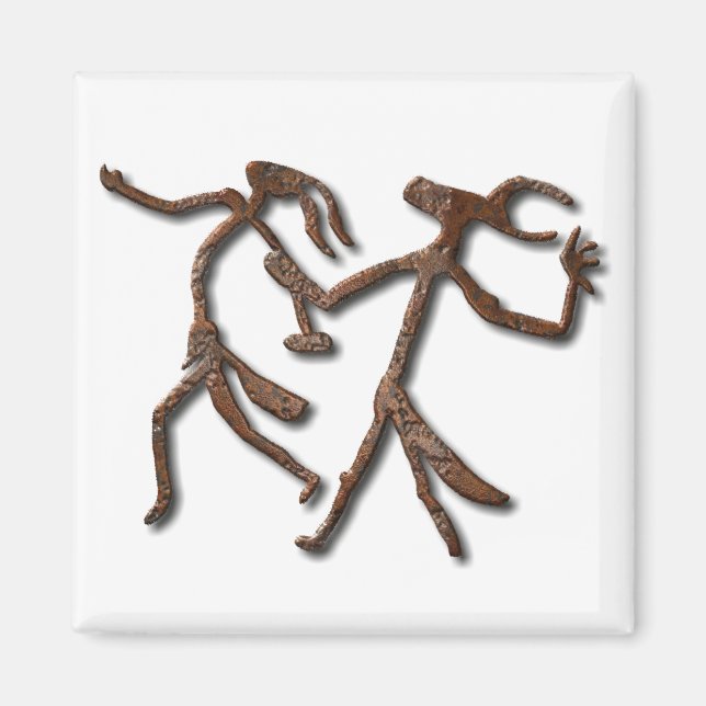Wizards Dance-rust magnet (Front)