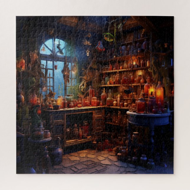 Wizards Laboratory Jigsaw Puzzle (Vertical)