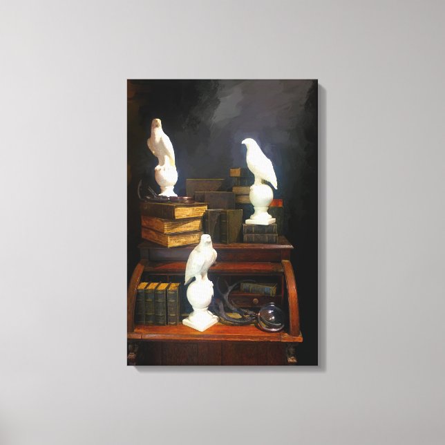 Wizards Library Canvas Print (Front)