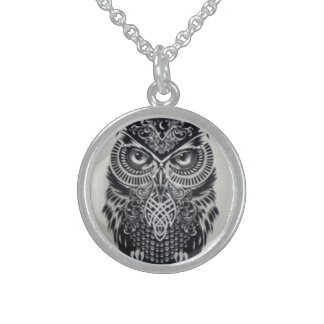 WIZARD'S OWL PENDANT NECKLACE
