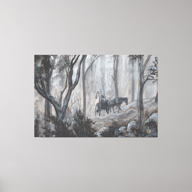 Wizard's Trek Canvas Print (Front)