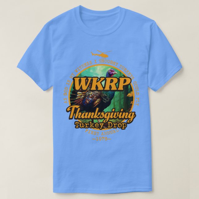 WKRP Turkey Drop 1978 T-Shirt (Design Front)