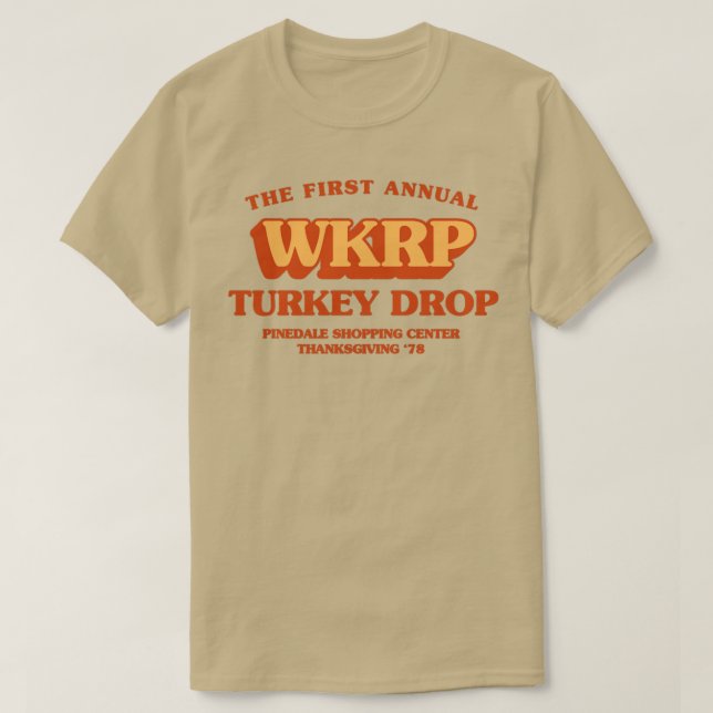 Wkrp Turkey Drop  1  T-Shirt (Design Front)