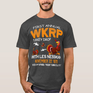 Wkrp Turkey Drop Funny Thanksgiving Gift  T-Shirt