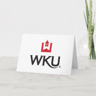 WKU Academic Emblem with Bell Tower Card