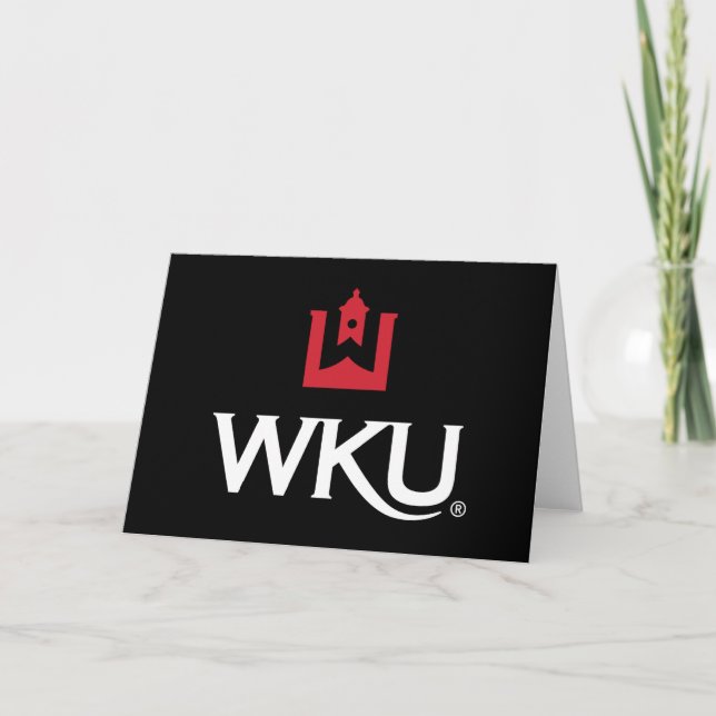 WKU Academic Emblem with Bell Tower Card (Front)