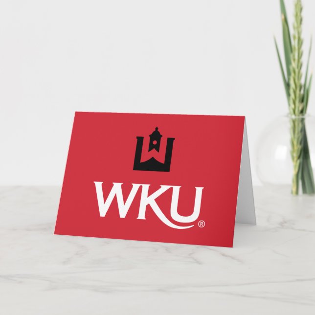 WKU Academic Emblem with Bell Tower Card (Front)