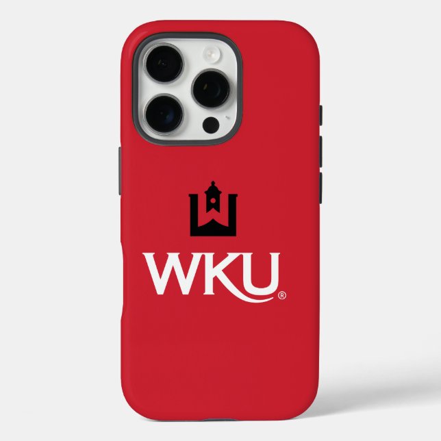 WKU Academic Emblem with Bell Tower Case-Mate iPhone Case (Back)