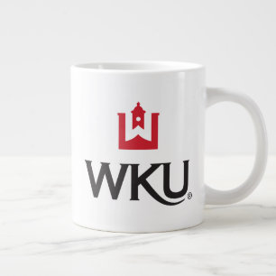 WKU Academic Emblem with Bell Tower Giant Coffee Mug