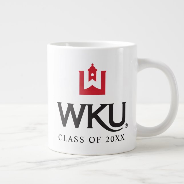 WKU Academic Emblem with Bell Tower Giant Coffee Mug (Right)