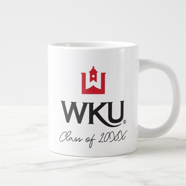 WKU Academic Emblem with Bell Tower Giant Coffee Mug (Right)