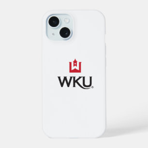 WKU Academic Emblem with Bell Tower iPhone 15 Case