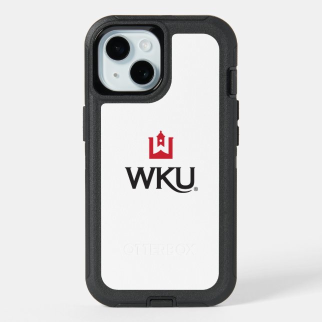 WKU Academic Emblem with Bell Tower Otterbox iPhone Case (Back)