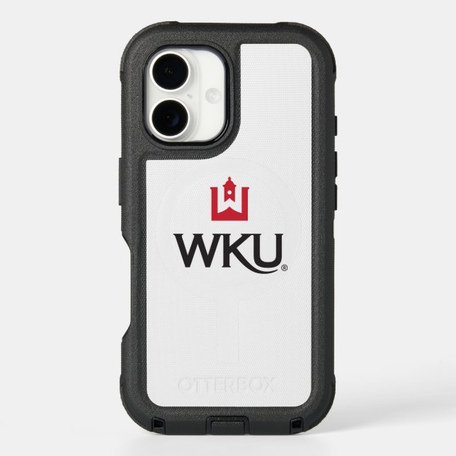 WKU Academic Emblem with Bell Tower Otterbox iPhone Case (Back)