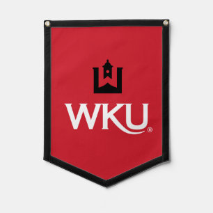 WKU Academic Emblem with Bell Tower Pennant