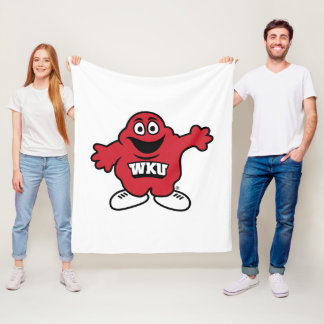 WKU Big Red Mascot Emblem Fleece Blanket