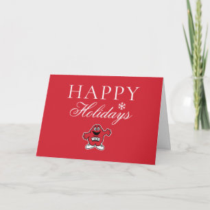 WKU Big Red Mascot Emblem Holiday Card