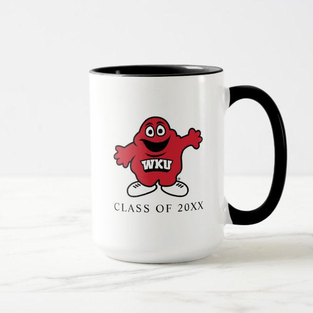 WKU Big Red Mascot Emblem Mug (Right)