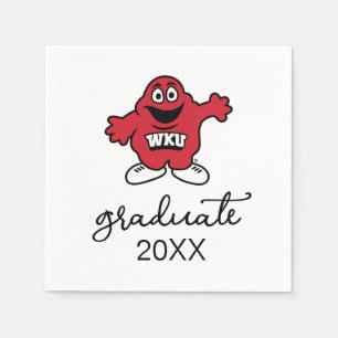 WKU Big Red Mascot Emblem Napkins