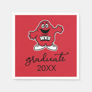 WKU Big Red Mascot Emblem Napkins