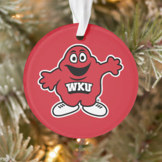WKU Big Red Mascot Emblem Ornament